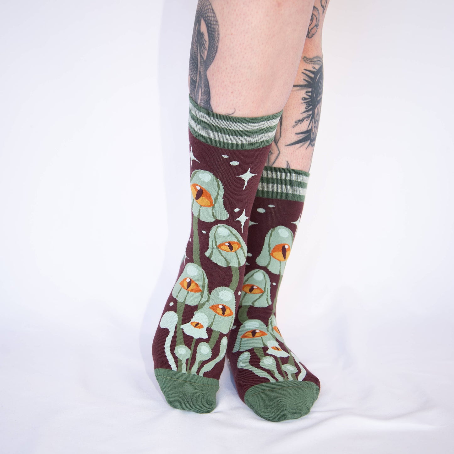 Mystic Mushrooms Crew Socks