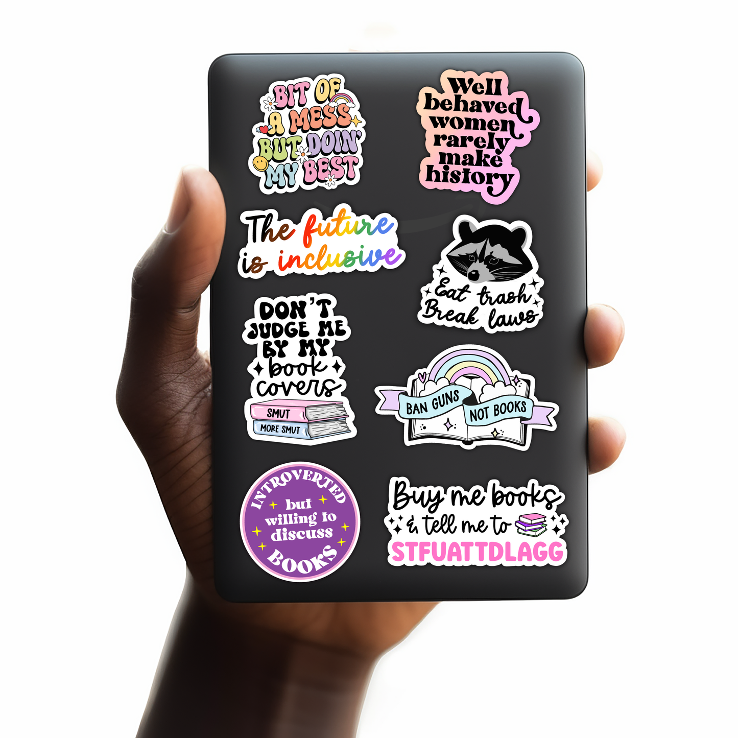 Pride sticker, LGBTQ sticker, Queer merch, Respect pronouns