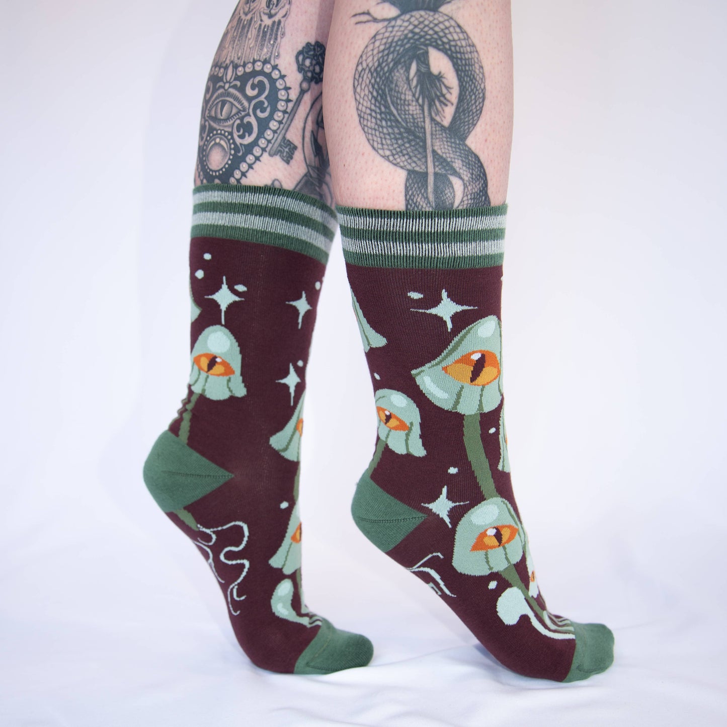 Mystic Mushrooms Crew Socks