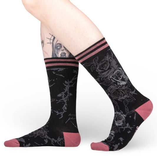 Eternal Roses Crew Socks