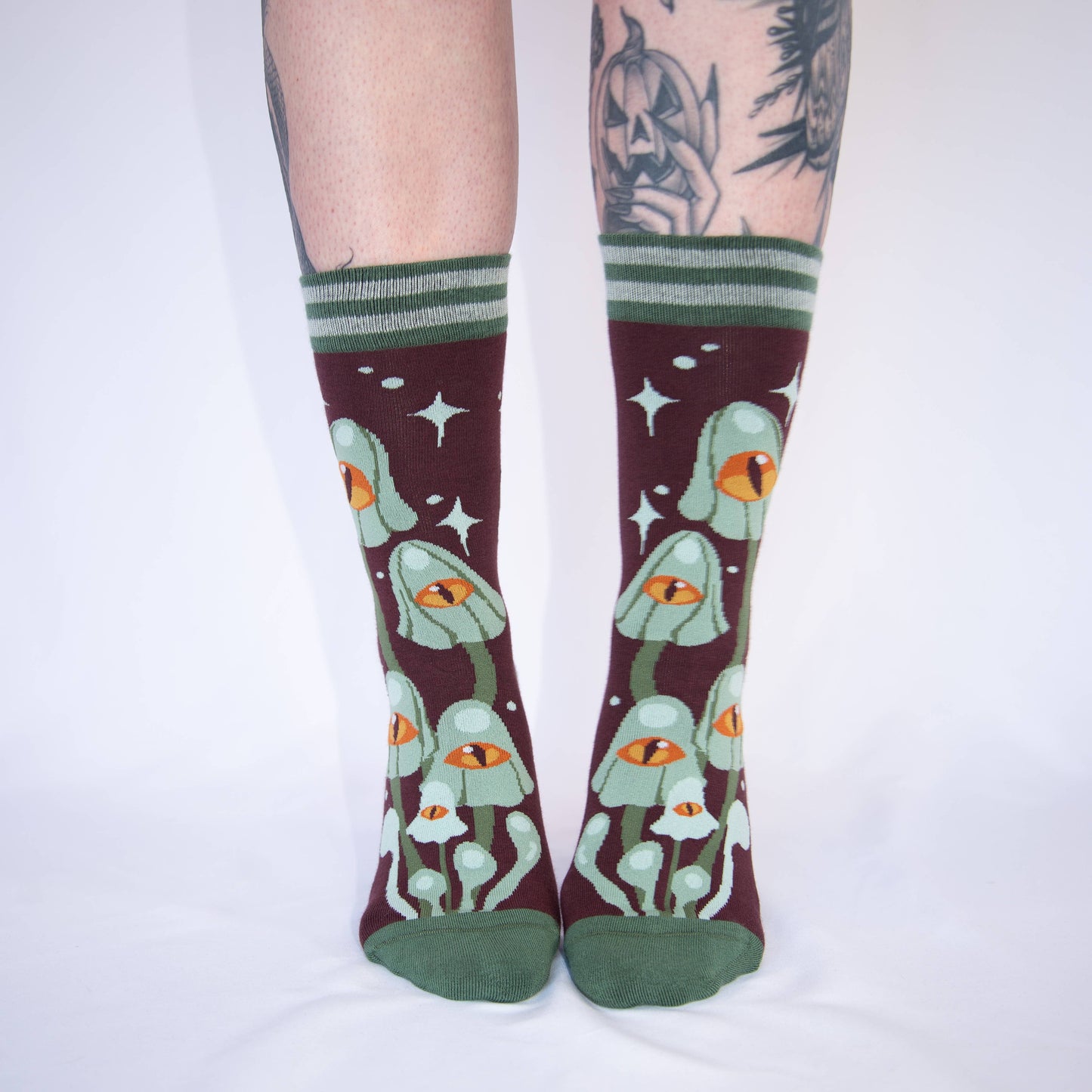 Mystic Mushrooms Crew Socks