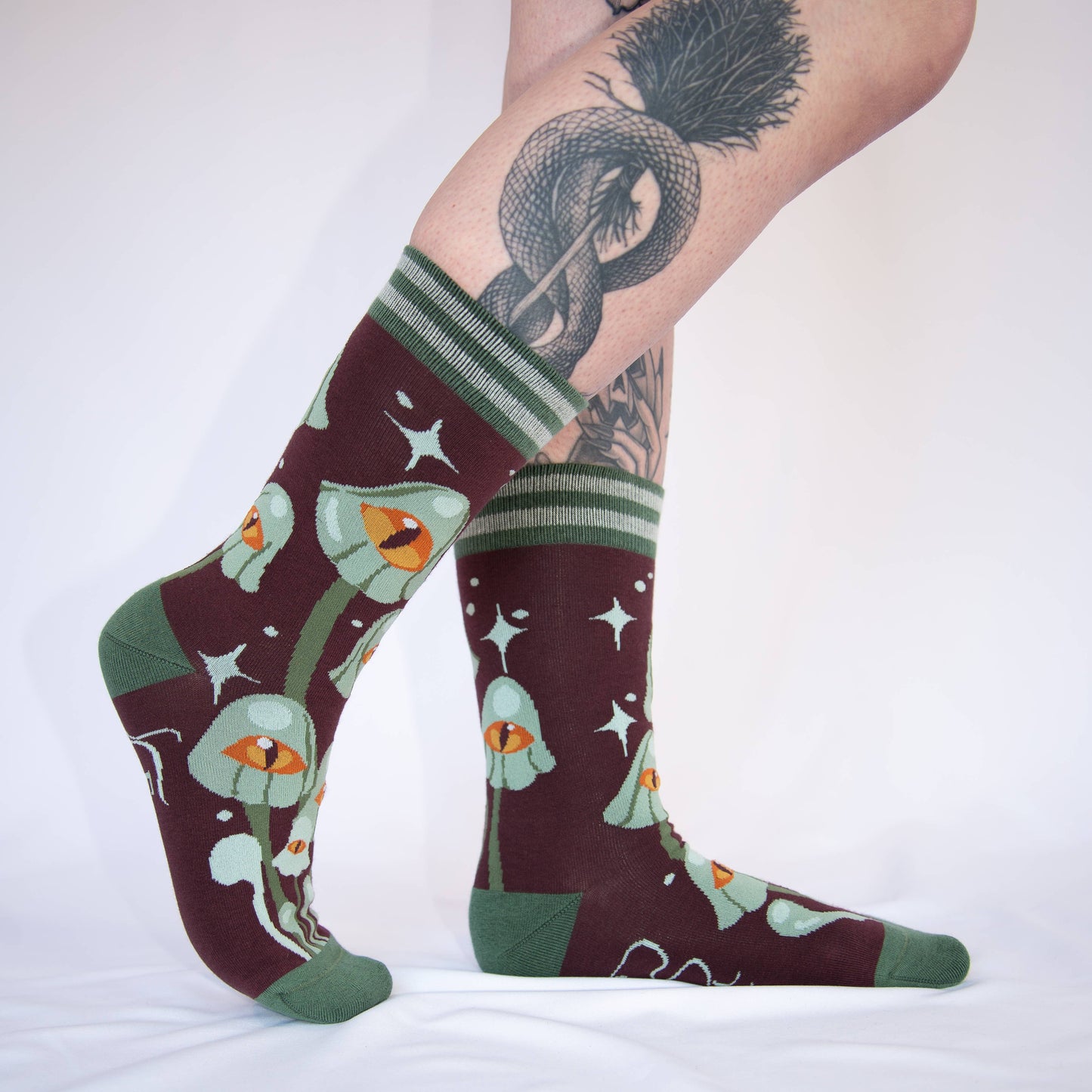 Mystic Mushrooms Crew Socks