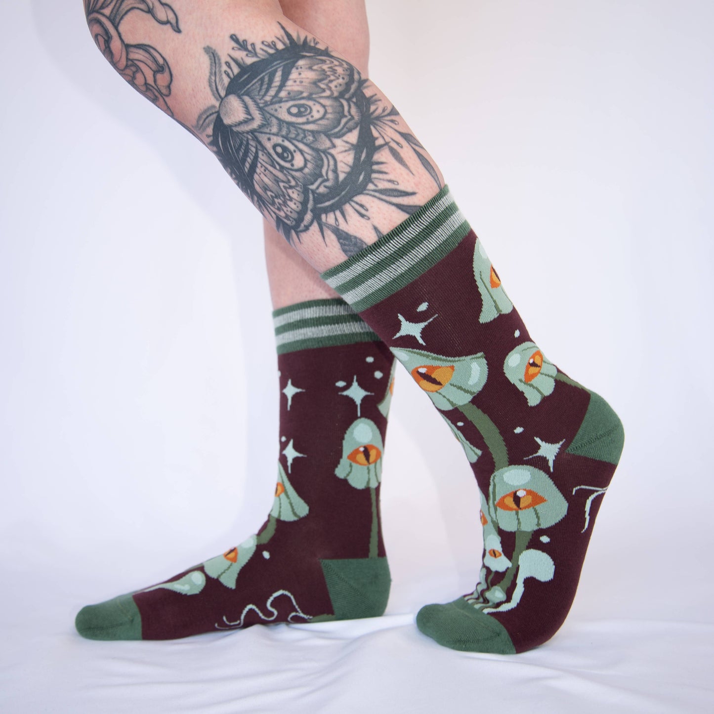 Mystic Mushrooms Crew Socks