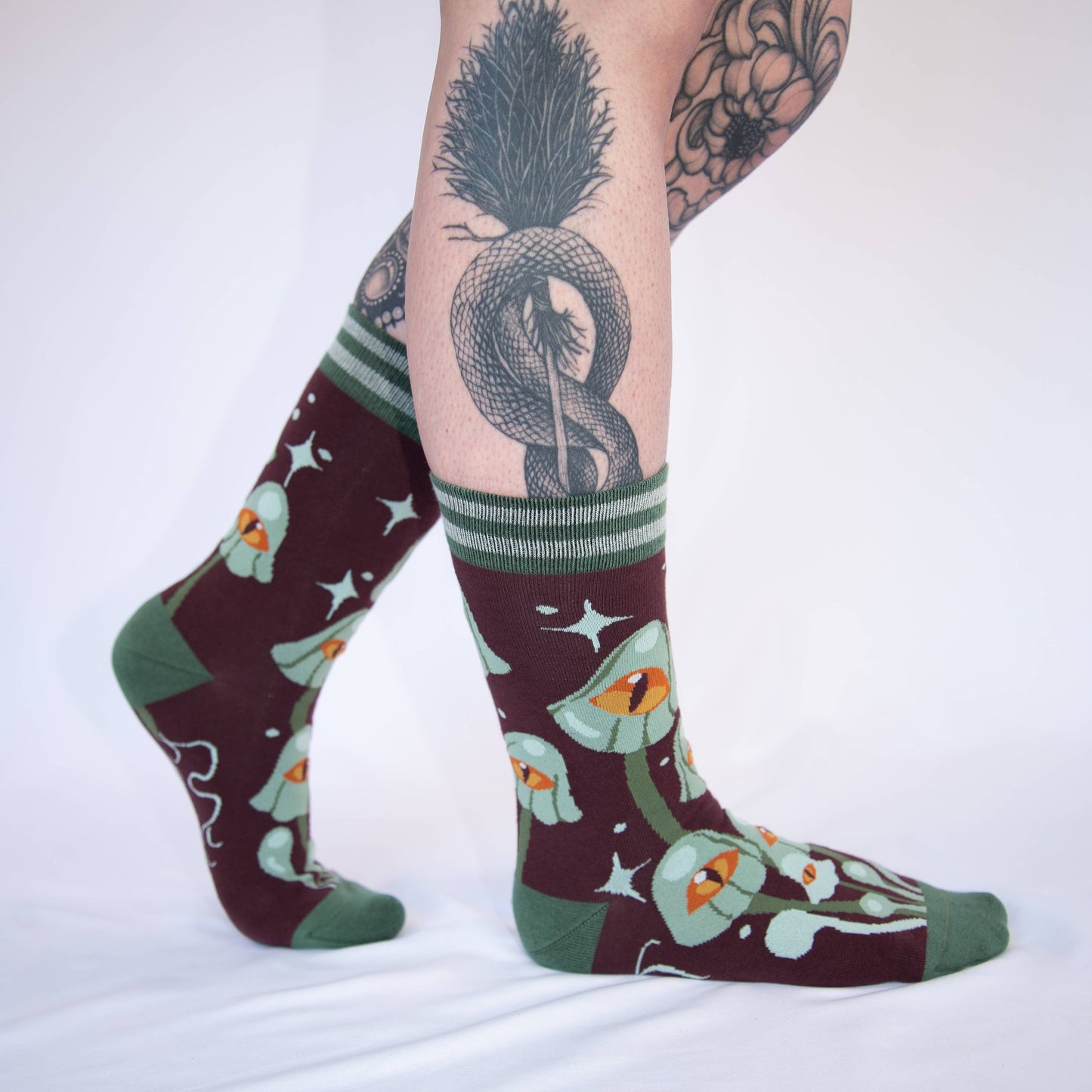 Mystic Mushrooms Crew Socks