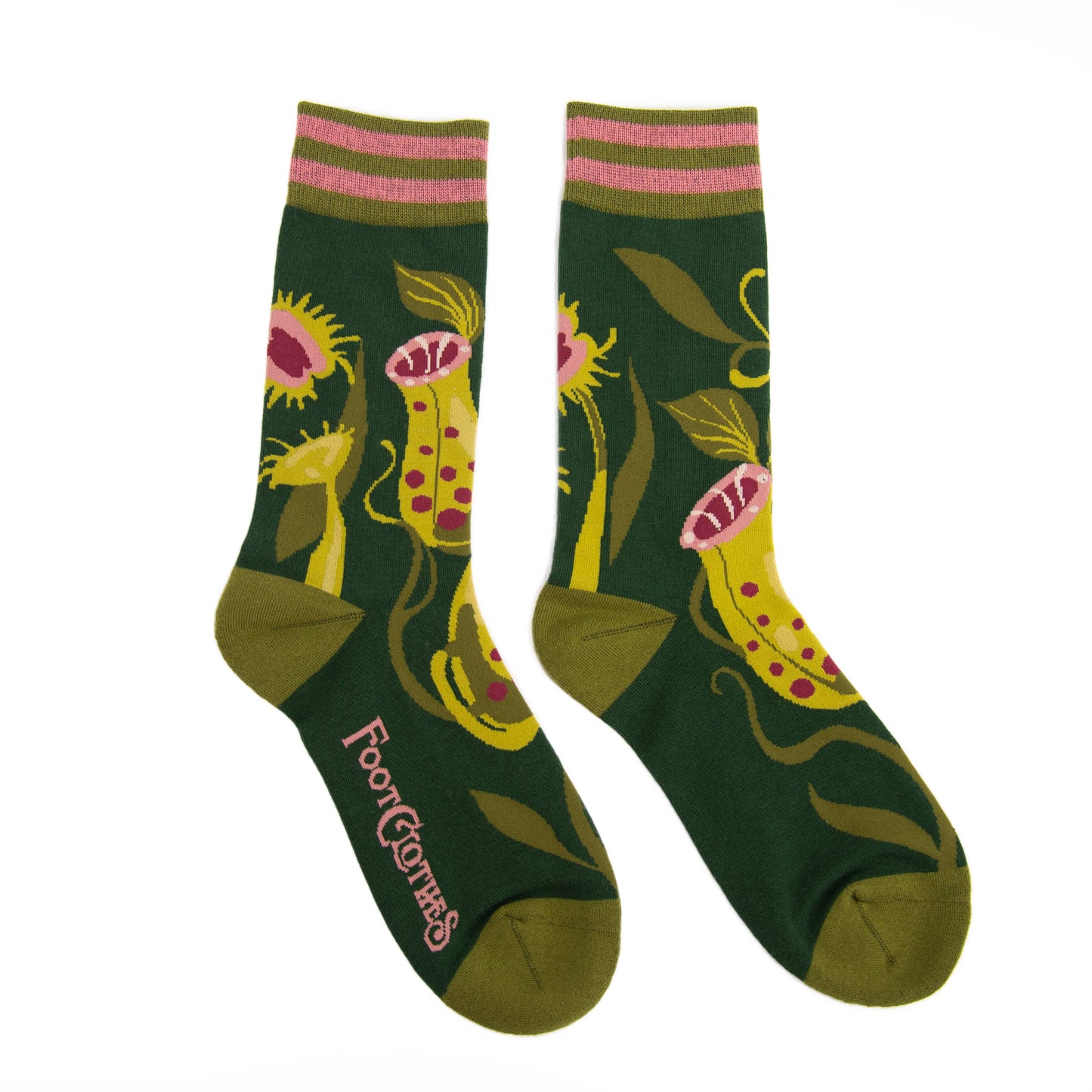 Pitcher Plant Crew Socks