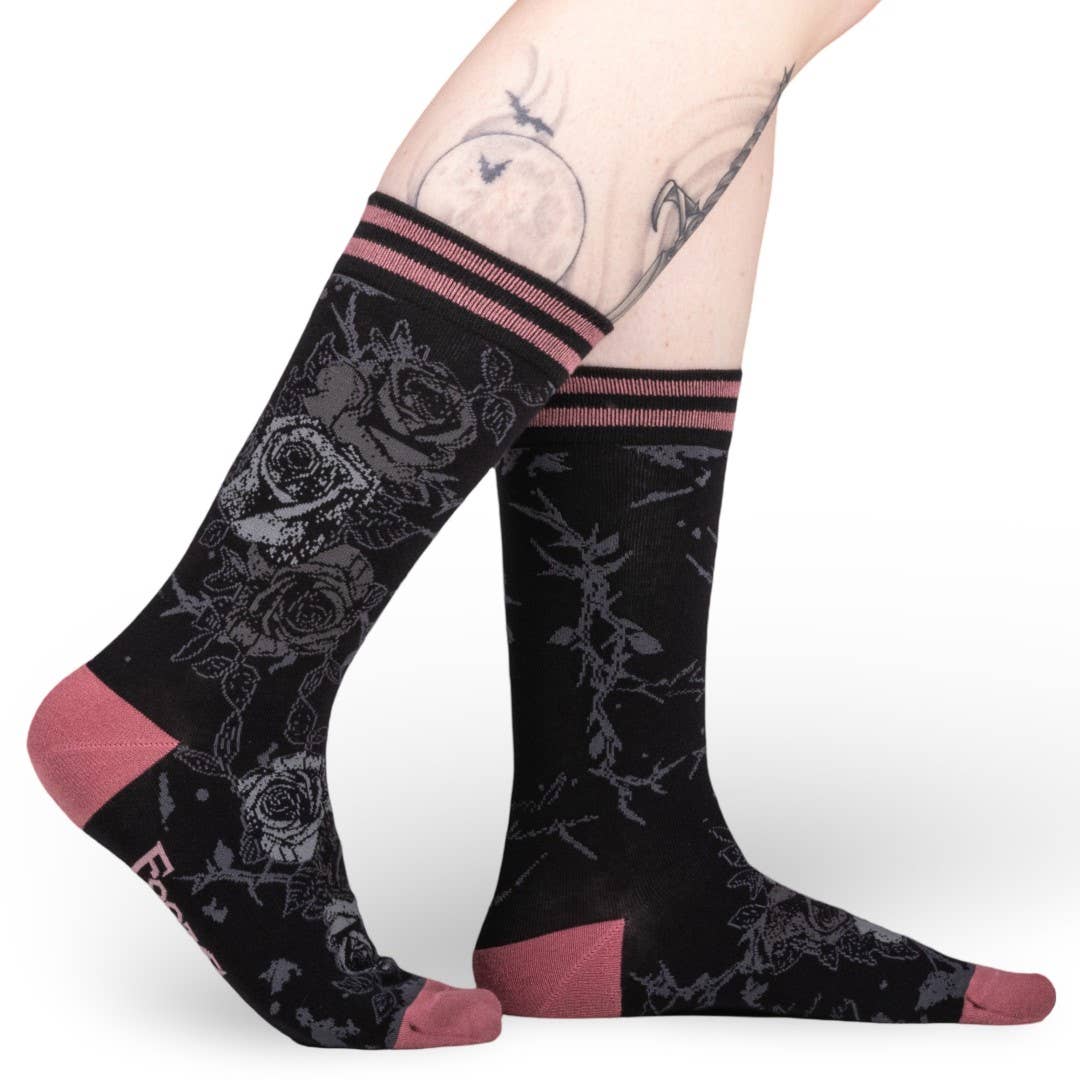 Eternal Roses Crew Socks