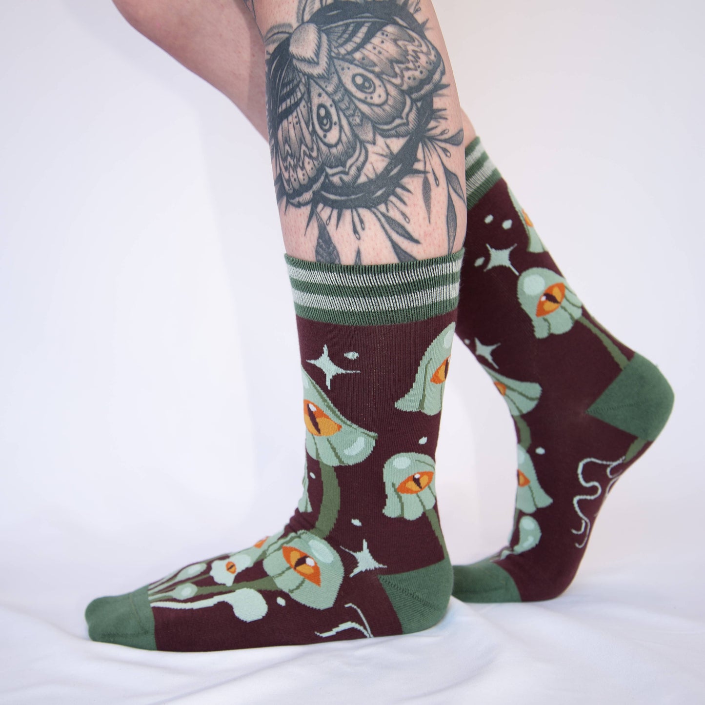 Mystic Mushrooms Crew Socks