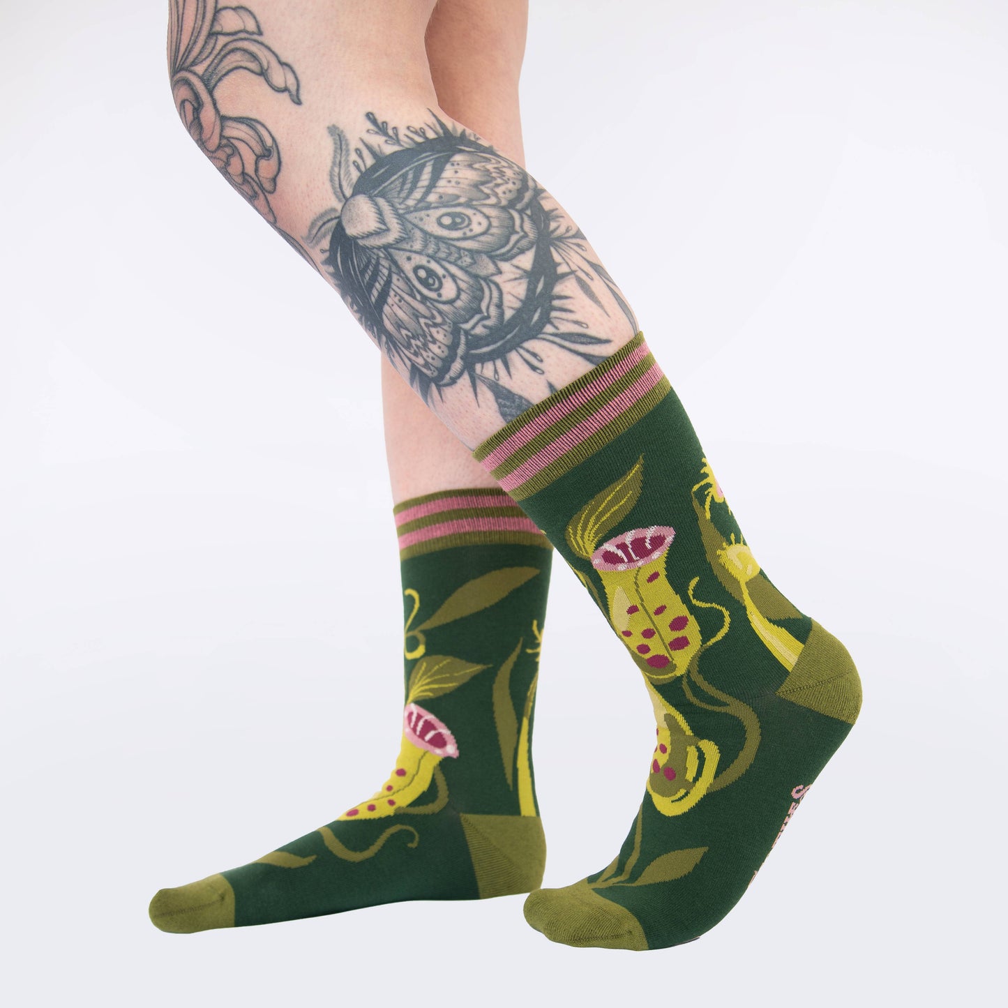 Pitcher Plant Crew Socks