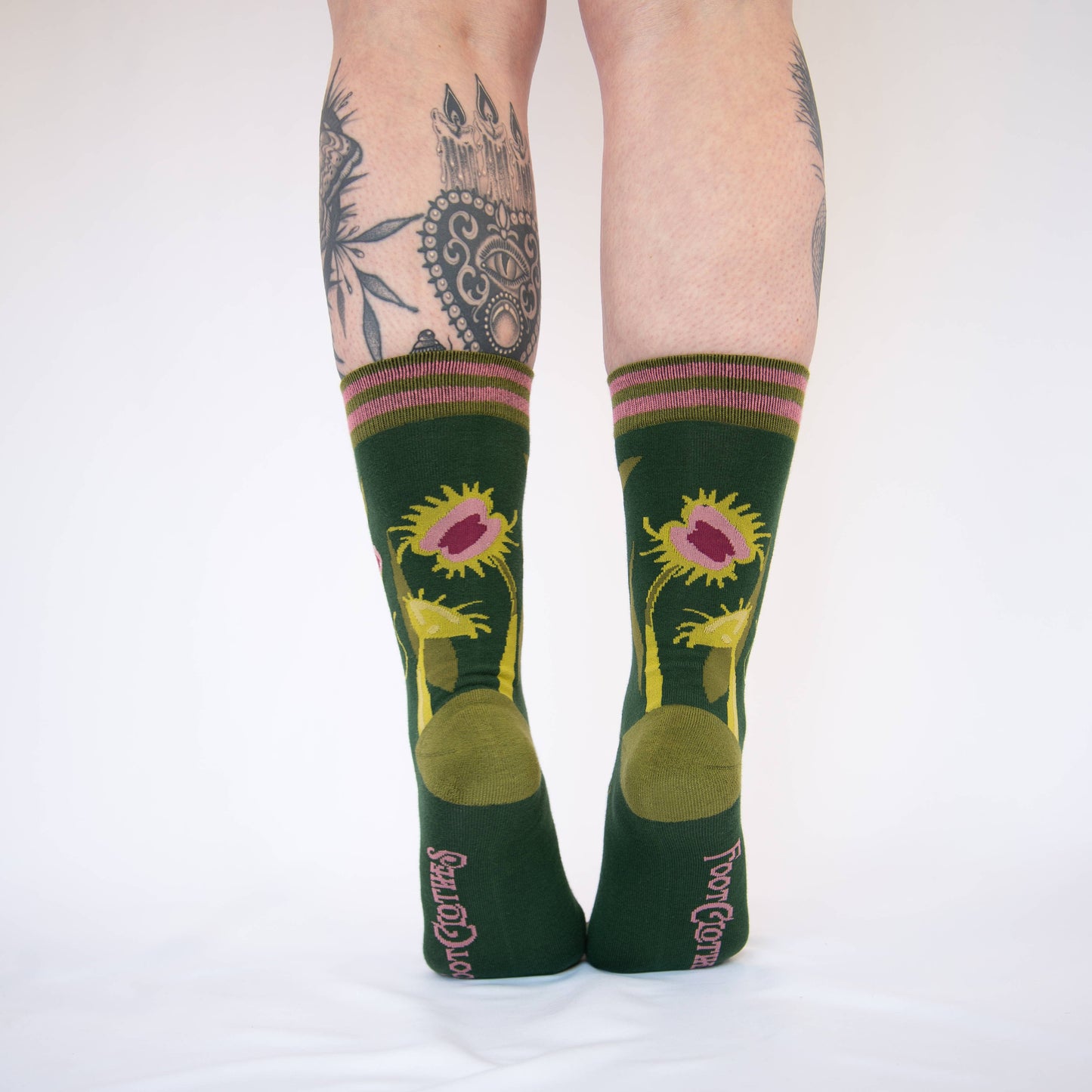 Pitcher Plant Crew Socks