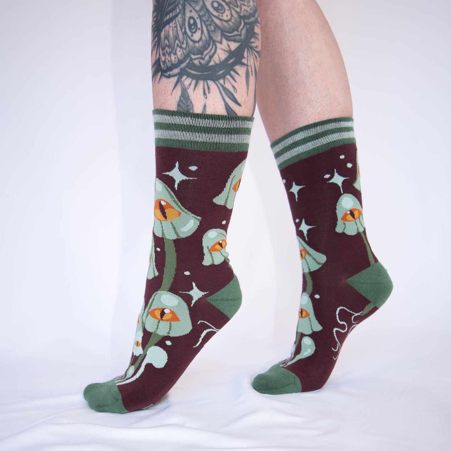 Mystic Mushrooms Crew Socks