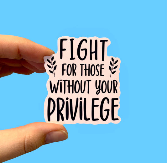 Social justice sticker, Activist sticker, Socialist sticker