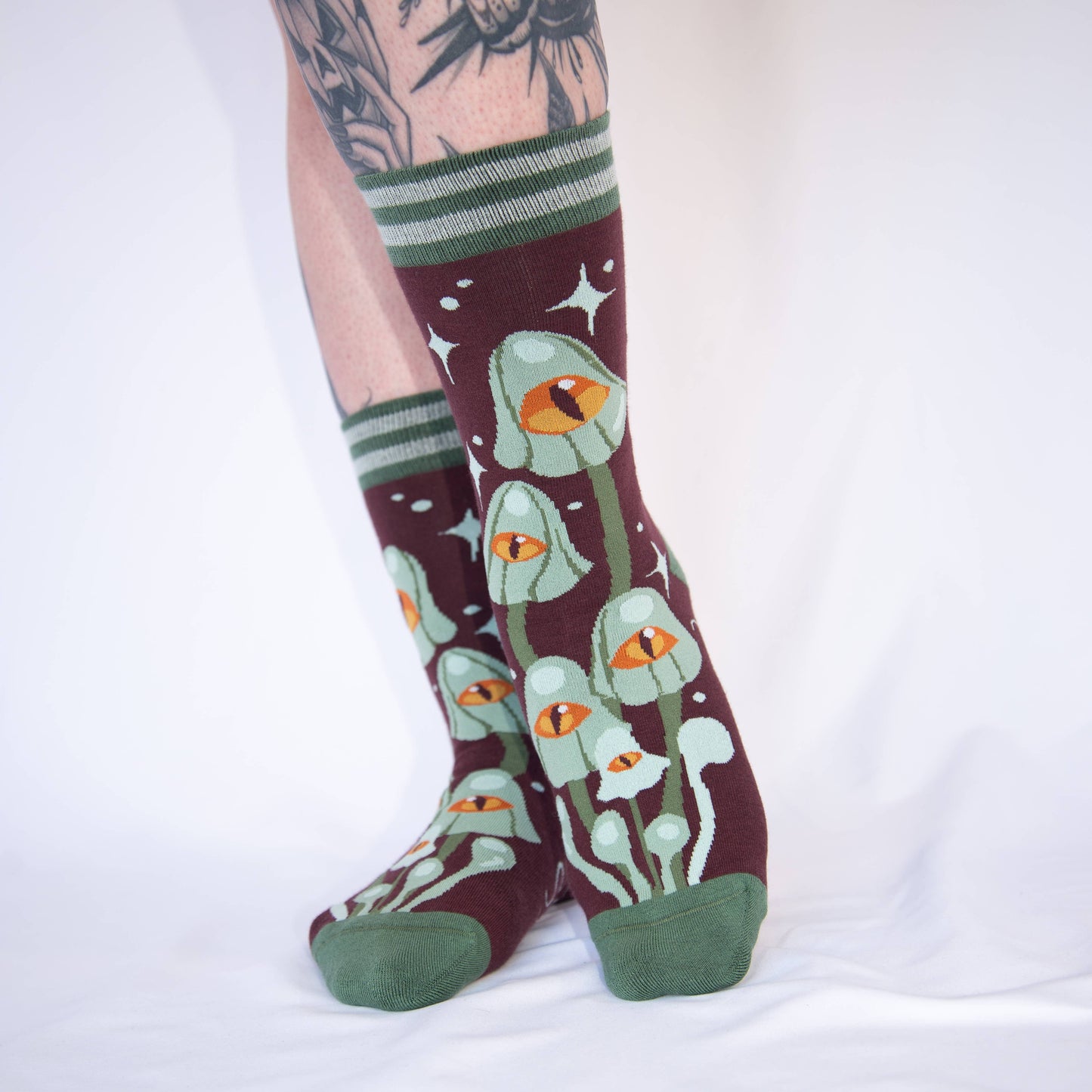 Mystic Mushrooms Crew Socks