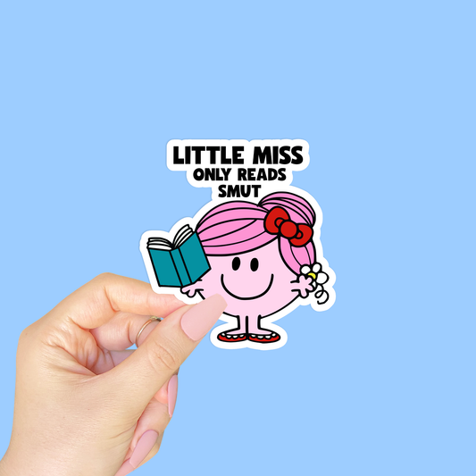 Lil miss only reads smut, Kindle sticker, Smut sticker