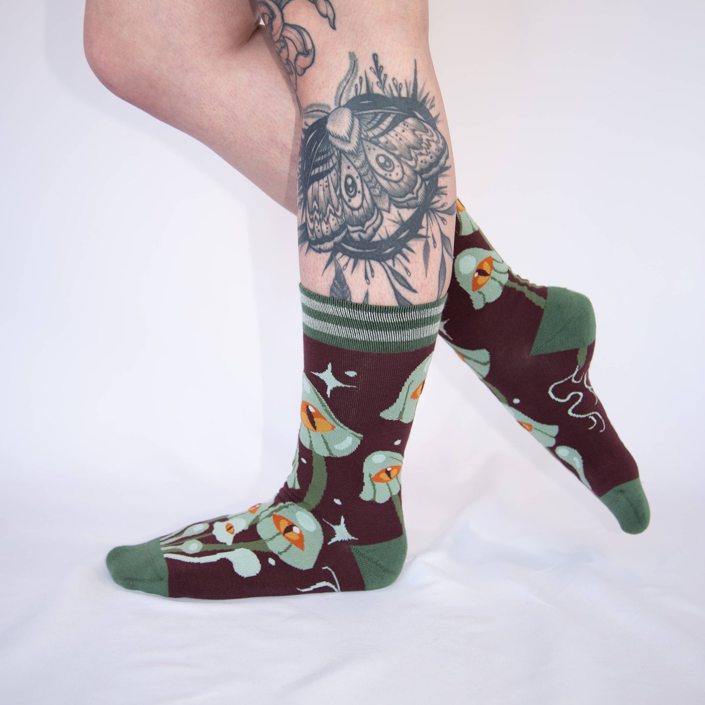 Mystic Mushrooms Crew Socks