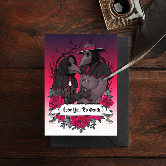 Love You To Death - Greeting Card