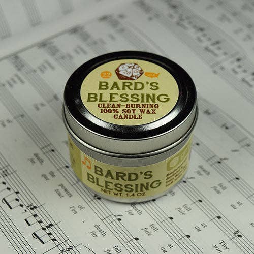 Bard's Blessing Gaming Candle: 2oz
