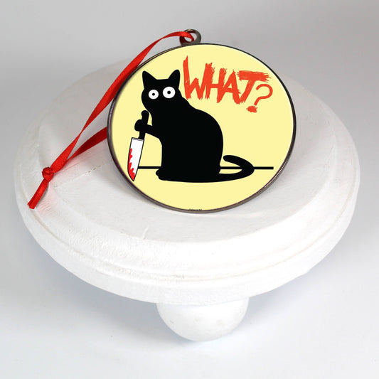 ORK375 XM What Cat Ornament