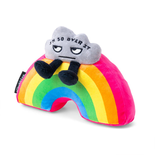 Rainbow Snarky Plushie, Great Gift