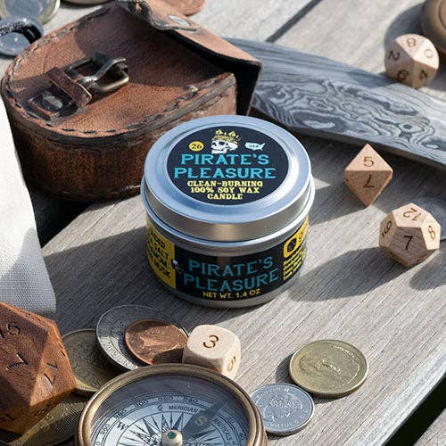 Pirate's Pleasure Gaming Candle: 2oz