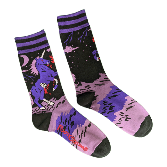 Evil AF Unicorn Socks