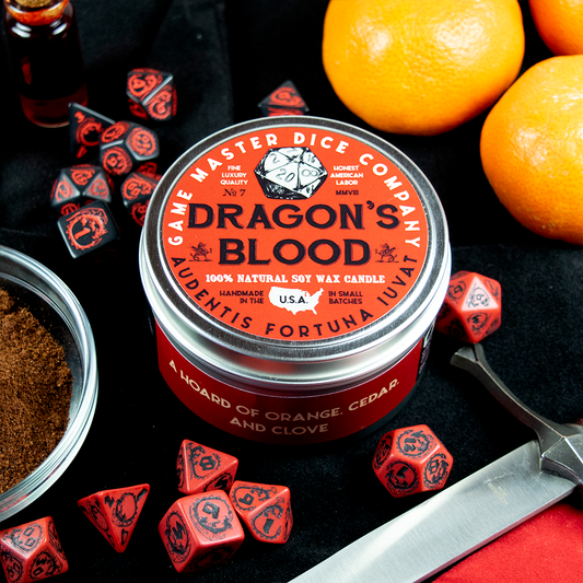 Dragon's Blood Gaming Candle: 2oz